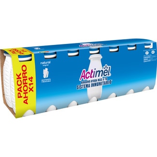 L. Casei natural pack 14 unidades 100 g pack ahorro - Danone Actimel