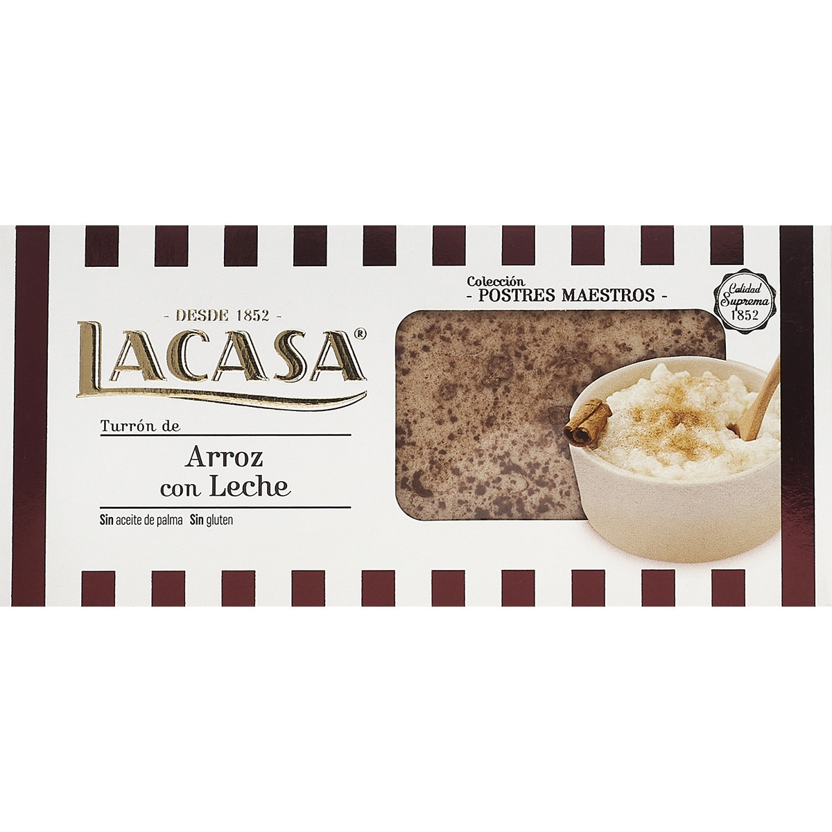 turrón de arroz con leche Sin Gluten Calidad Suprema tableta 225 g