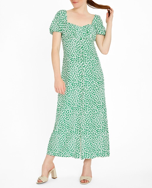 Imagen 0 de Vestido largo fluido con estampado floreado