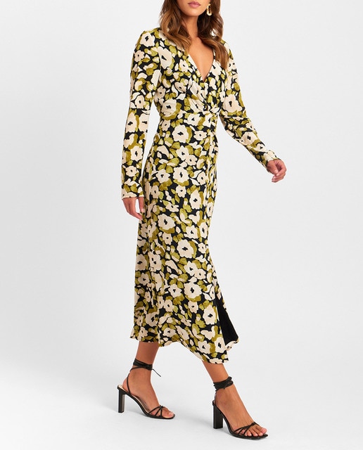 Imagen 0 de Vestido midi con estampado floreado