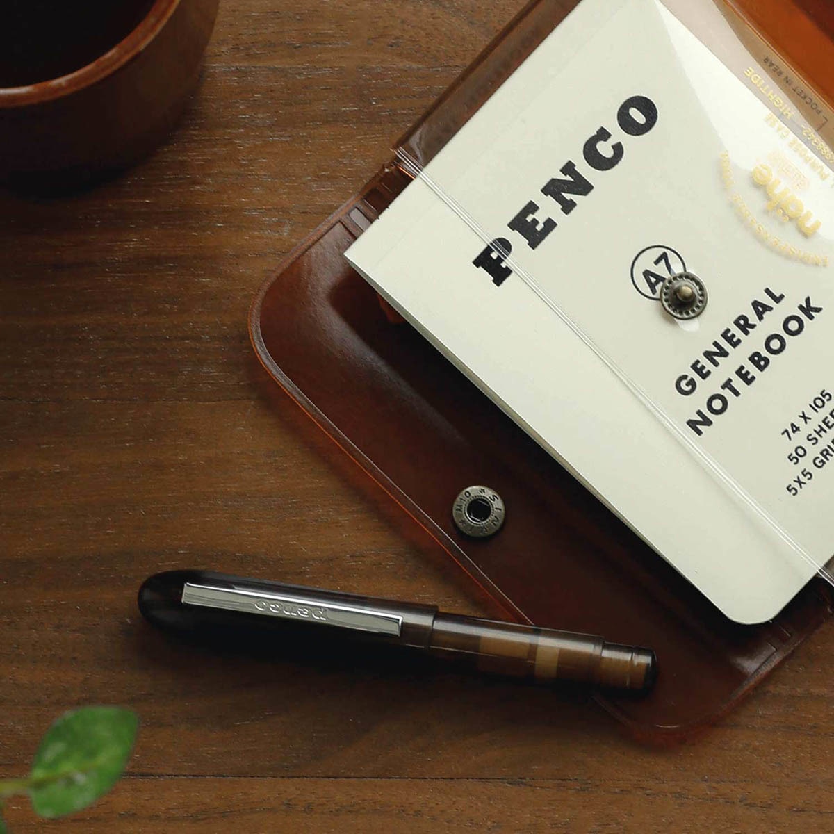 Lapiseira Bullet Penco castanho Castanho-2