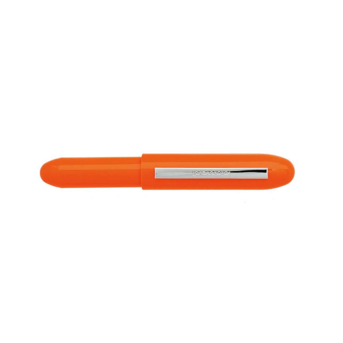 Imagem 0 de Caneta Bullet 0,7 mm tinta preta à base de óleo Penco laranja