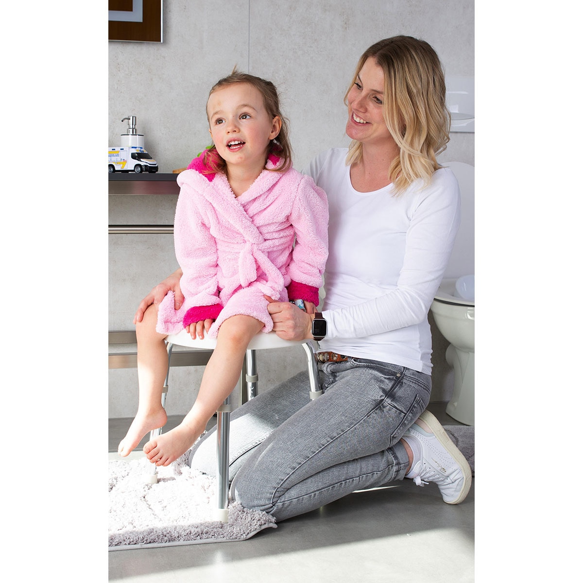 Banco de Casa de Banho Premium Go Branco-6