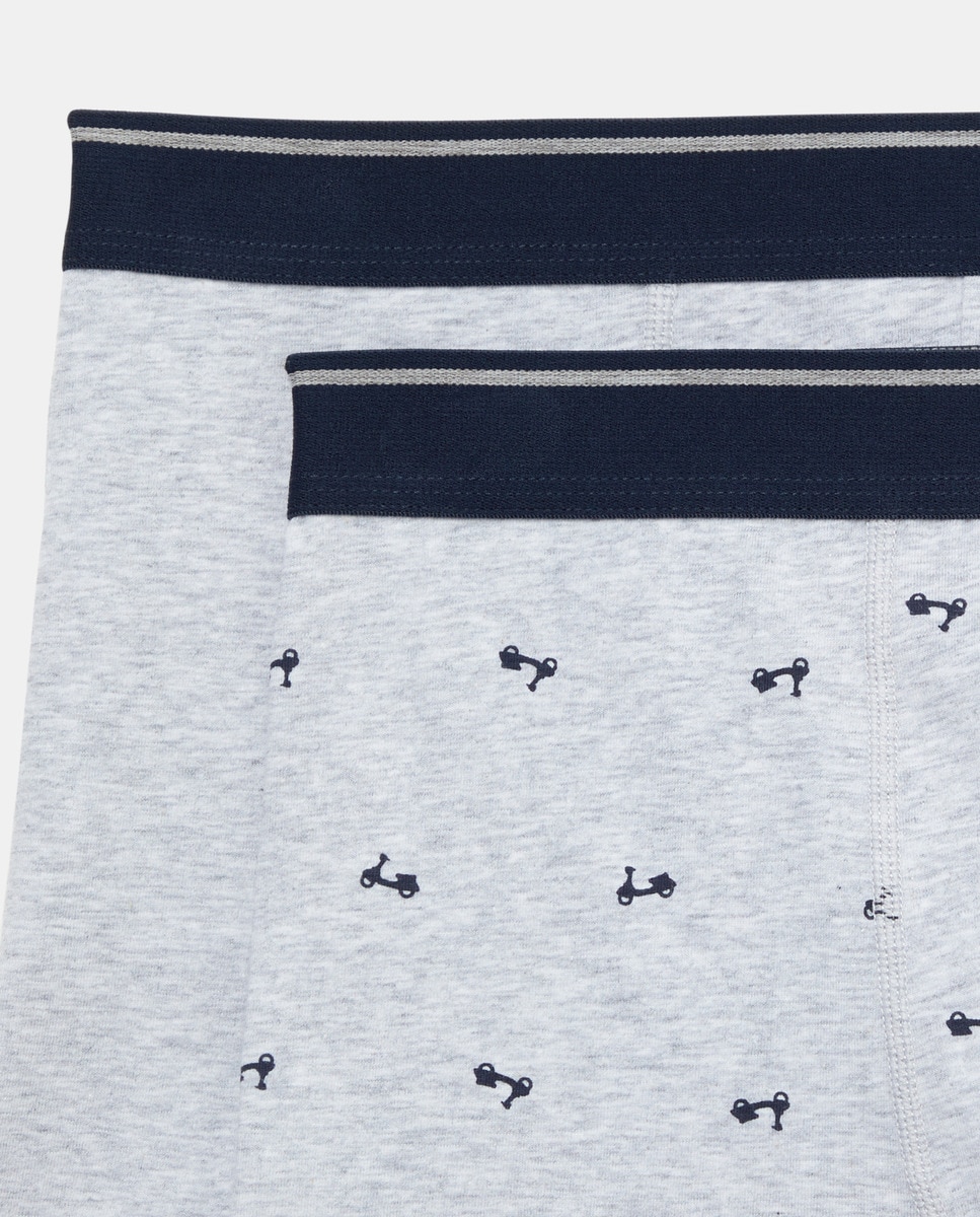 Pack 2 bóxers combinados de hombre Gris-6