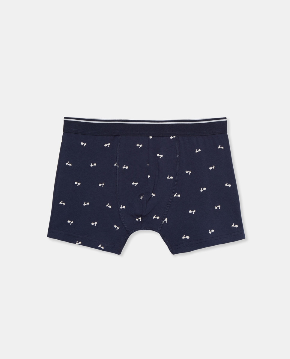 Pack 2 bóxers combinados de hombre Azul-2