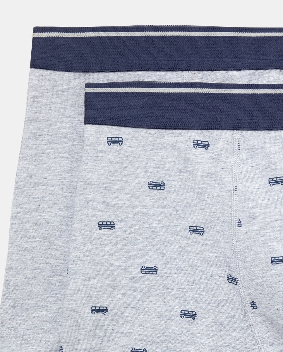 Pack 2 bóxers combinados de hombre Gris-6