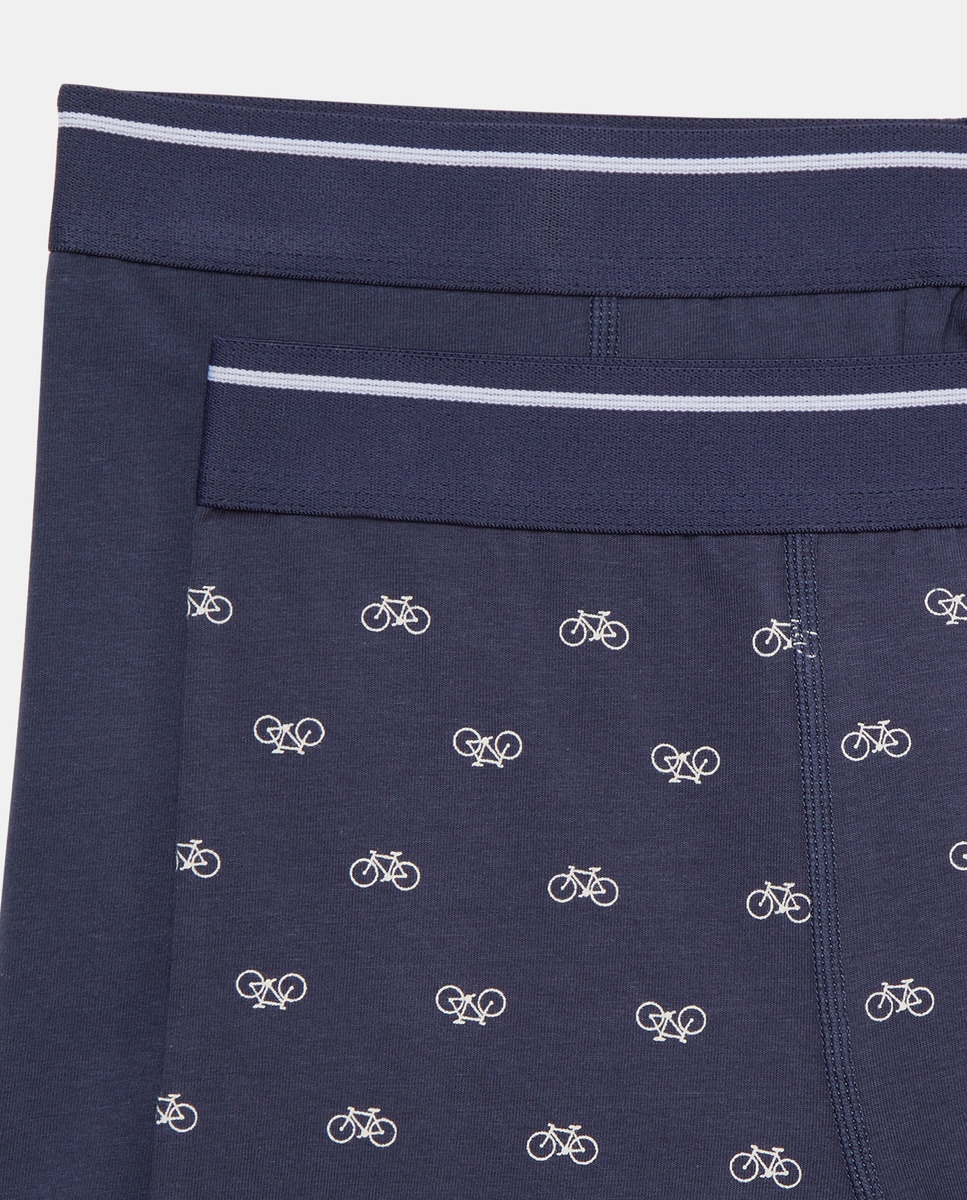 Pack 2 bóxers combinados de hombre Azul-4