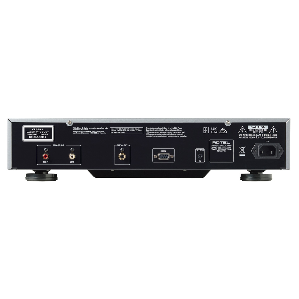 Reproductor de CD Rotel CD11 MKII Negro-2