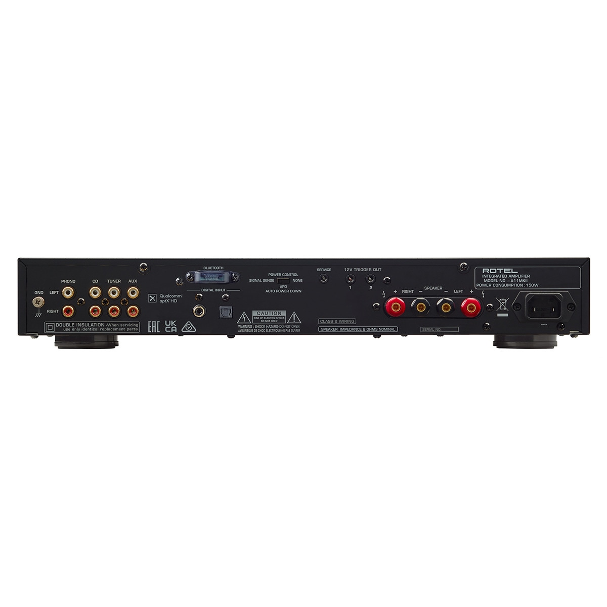 Amplificador integrado Rotel A11 MKII Negro-2