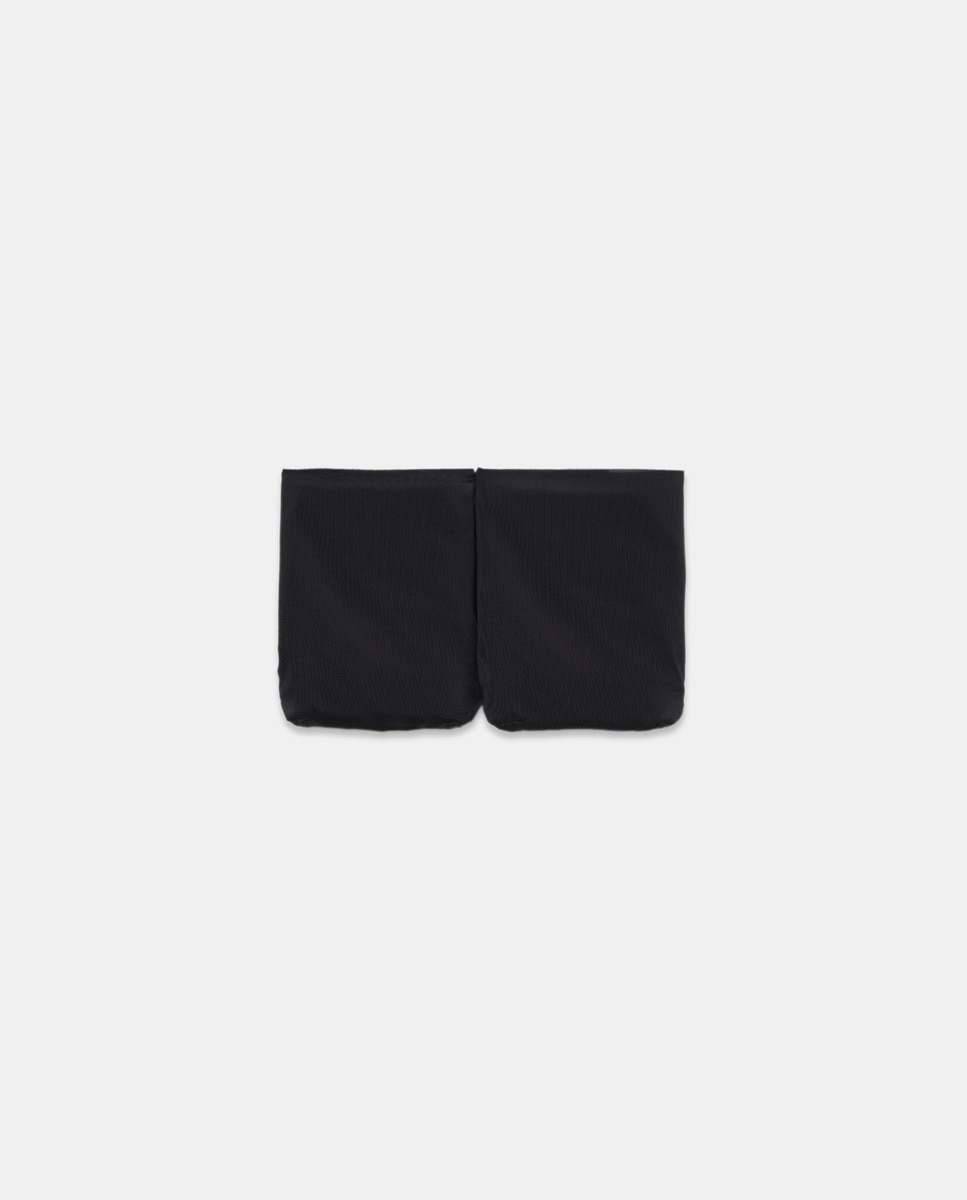 Pack 2 bragas microfibra laser cut Negro-3