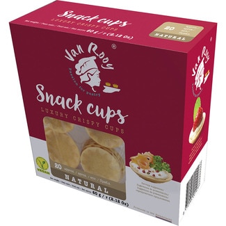 tartaletas 20 unidades estuche 60 g - Van Rooy