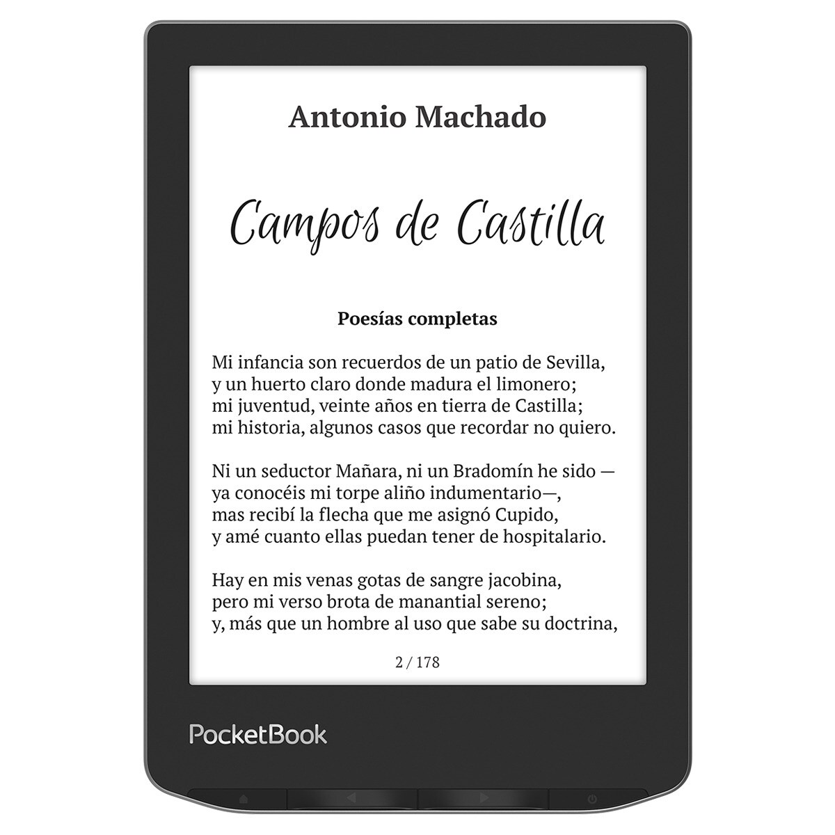 e-Reader Pocketbook Verse Mist Grey, 6" E-ink Carta. Gris niebla-4