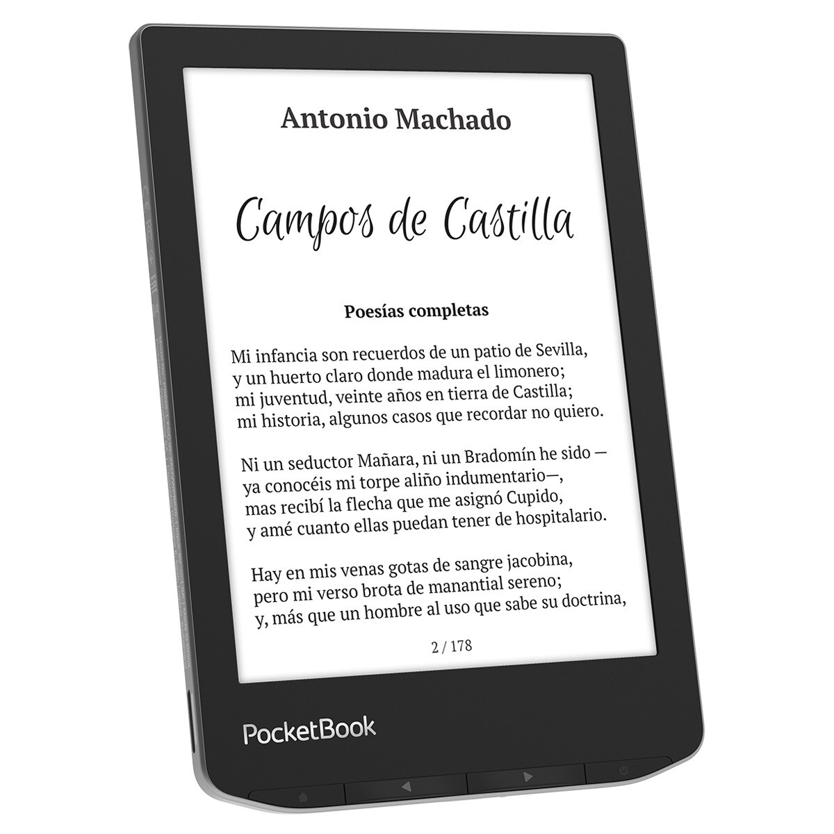 e-Reader Pocketbook Verse Mist Grey, 6" E-ink Carta. Gris niebla-4