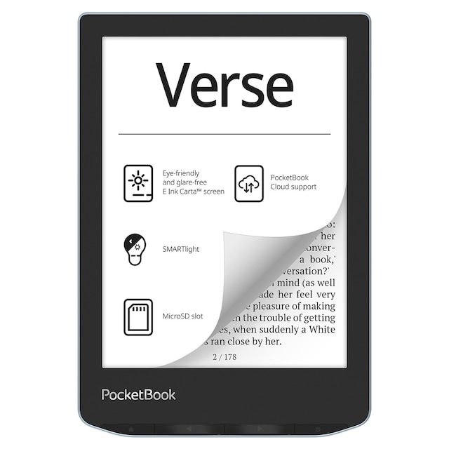 Imagen 0 de e-Reader Pocketbook Verse Bright Blue, 6" E-ink Carta