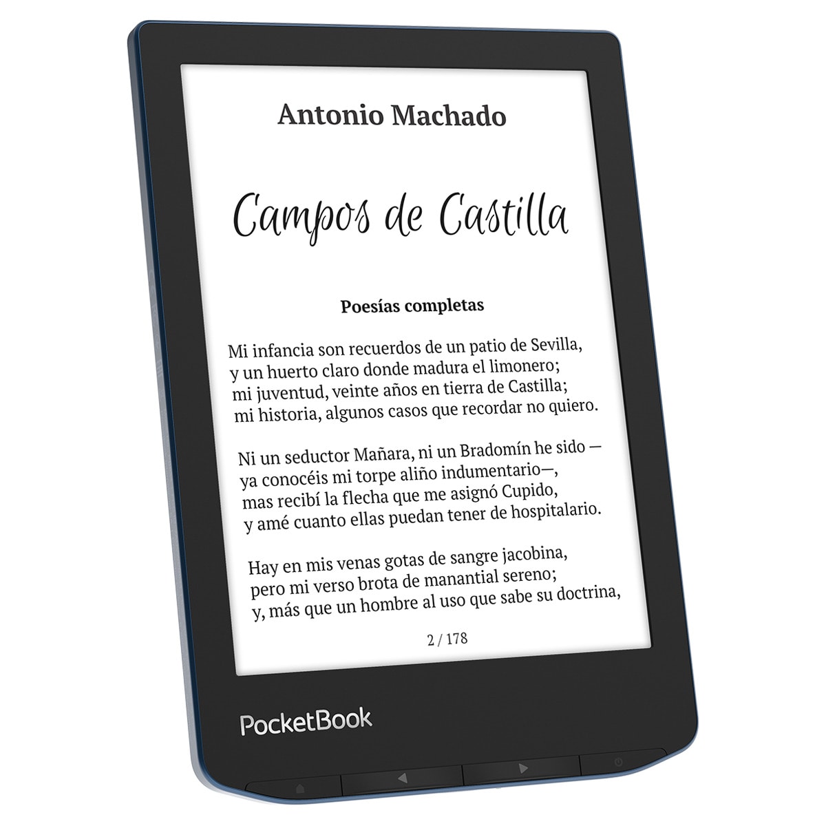 e-Reader Pocketbook Verse Pro Azure, 6" E-ink Carta Azul-4