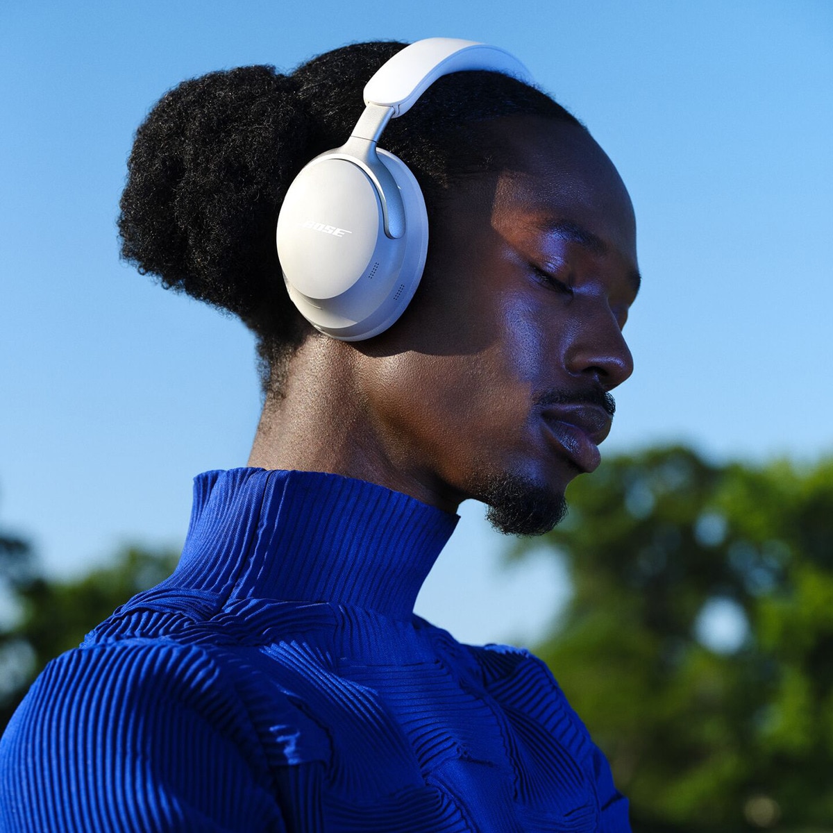 Auscultadores Sem Fios Bluetooth Bose QuietComfort Ultra Headphones e ANC Branco-5