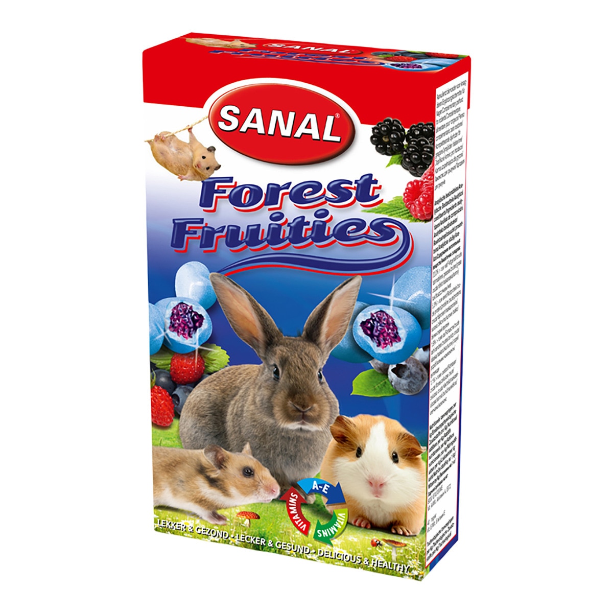 Snack para conejos y roedores adultos frutas del bosque 50 g 1