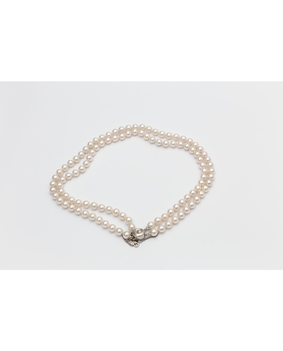 Colar Ariel de Prata e Pérolas 1