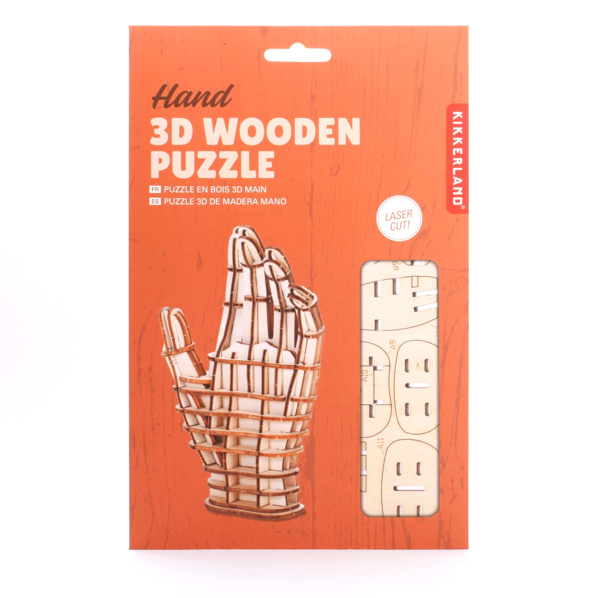 Puzzle 3D Mão de Madeira 4