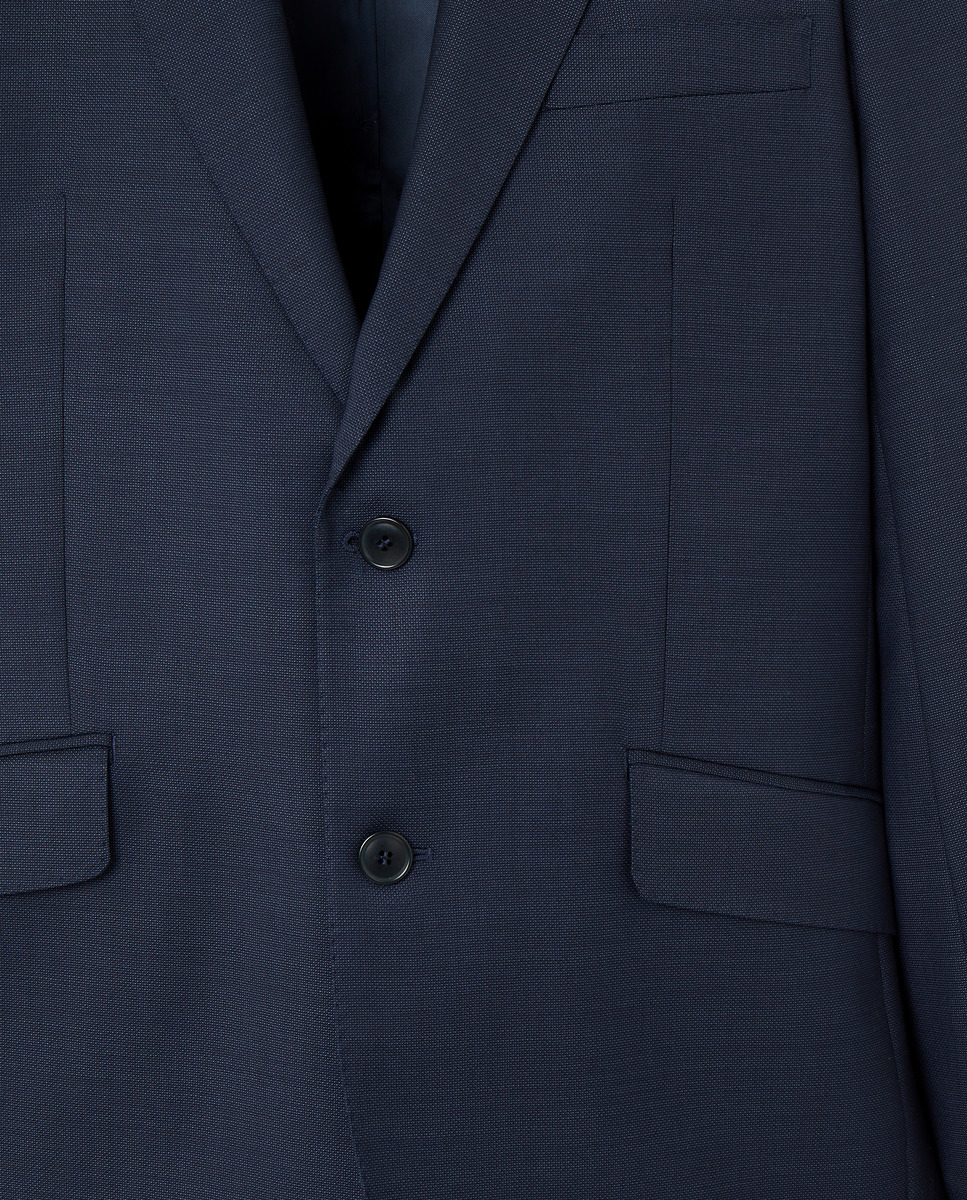 Fato de Cerimónia Regular Fit Liso Azul-6