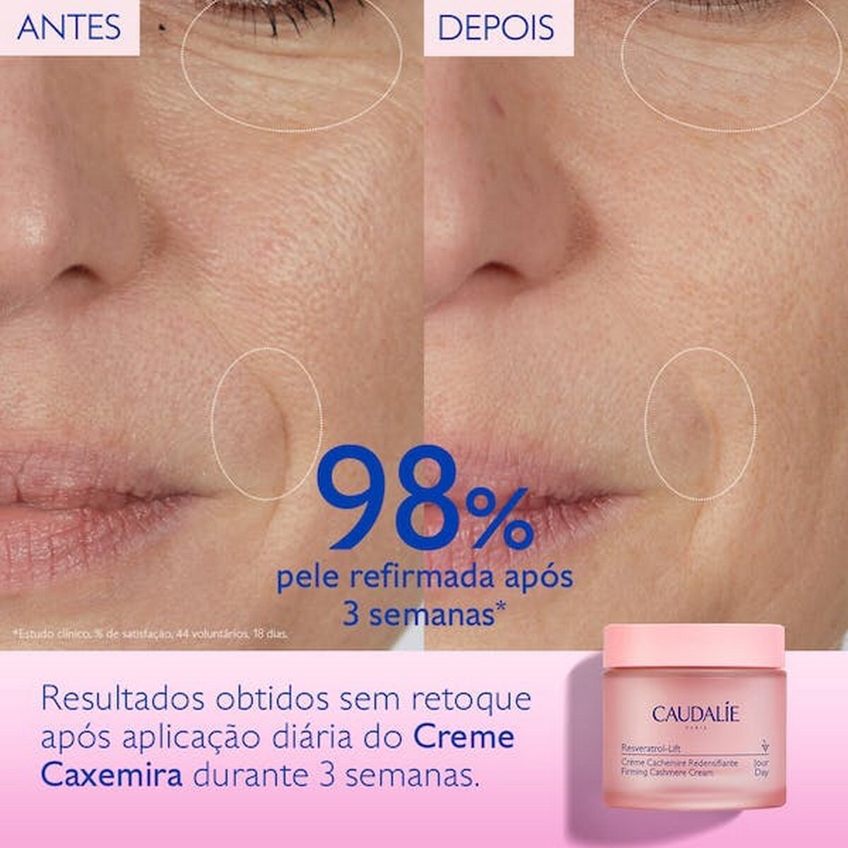 Recarga de Creme Caxemira Redensificador Resveratrol-lift - 50 ml 2
