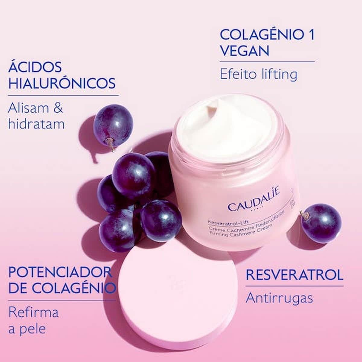 Recarga de Creme Caxemira Redensificador Resveratrol-lift - 50 ml 5