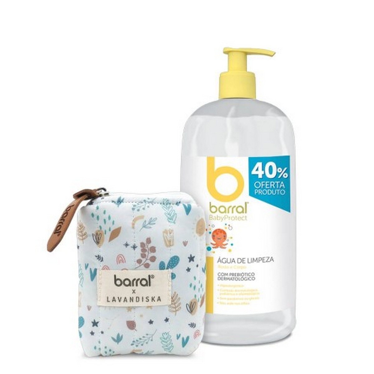 Água de Limpeza BabyProtect 1000 ml + OFERTA Bolsa Porta Chupetas 1