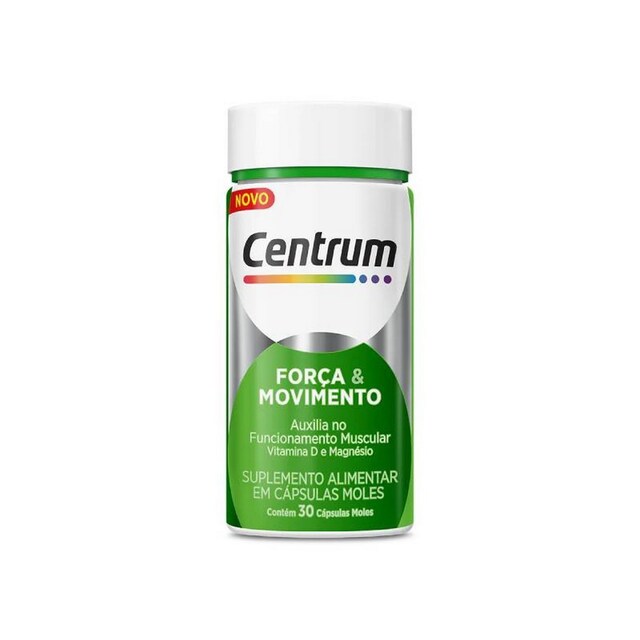 Imagem 0 de Suplemento Alimentar Centrum Força e Movimento - 30 Cápsulas