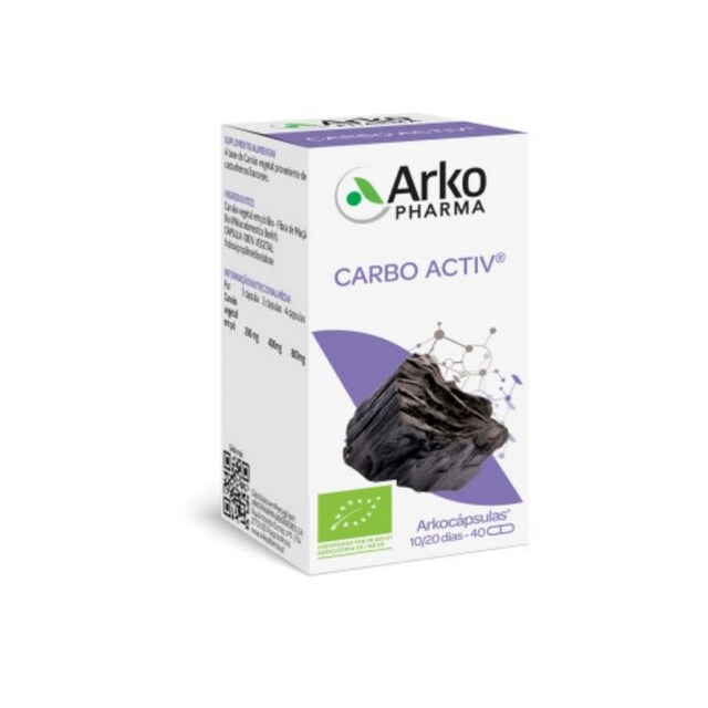 Imagem 0 de Suplemento Alimentar Arkocápsulas® Carbo Activ - 40 Cápsulas