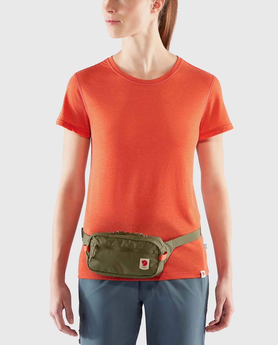 Bolsa de Cintura High Coast Hip Pack com Fecho de Correr -Verde Verde-4