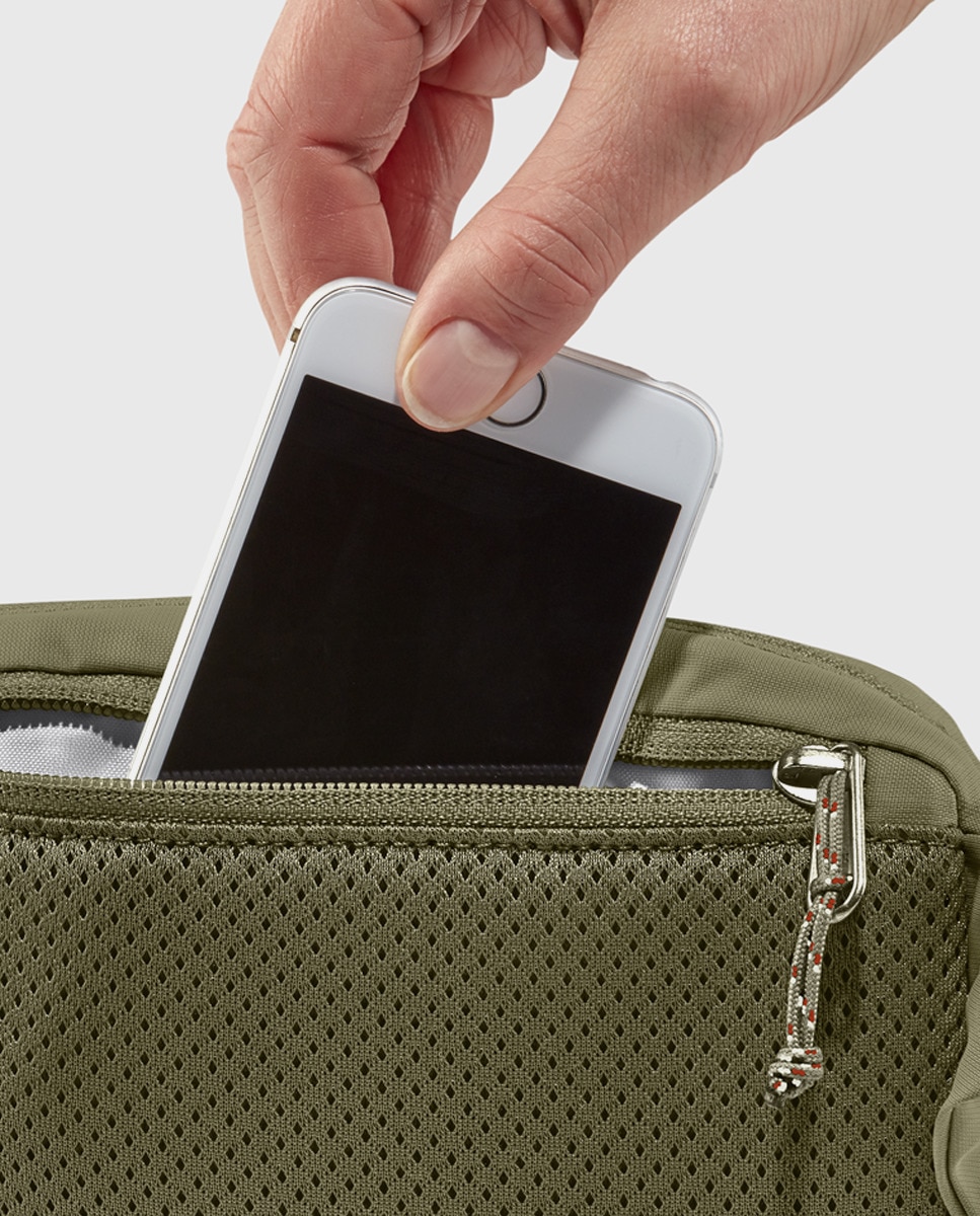 Bolsa de Cintura High Coast Hip Pack com Fecho de Correr -Verde Verde-6