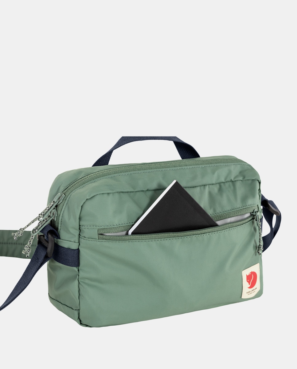 Mala a Tiracolo High Coast em Tecido Reciclado - Verde Água Verde Água-4