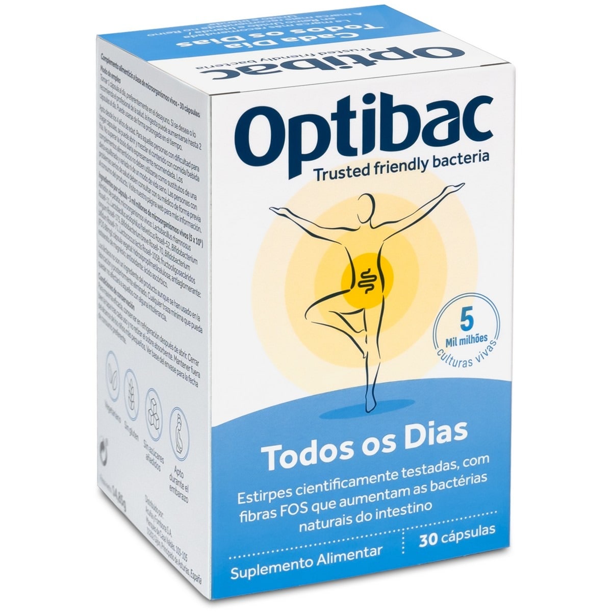 Suplemento Alimentar Probióticos Todos os Dias - 30 Cápsulas 4