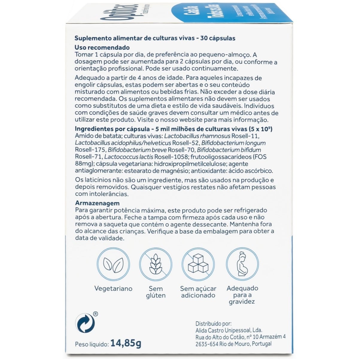 Suplemento Alimentar Probióticos Todos os Dias - 30 Cápsulas 3