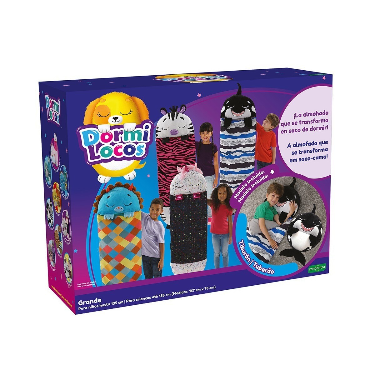 Dormi Locos S3 Grandes - Tubarão Preto 1