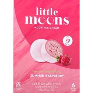 Mochi Gelado de Framboesa embalagem 192 g - Little Moons