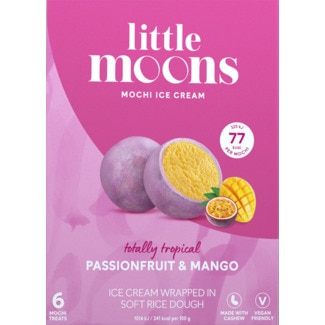 Mochi Gelado de Maracujá e Manga embalagem 192 g - Little Moons