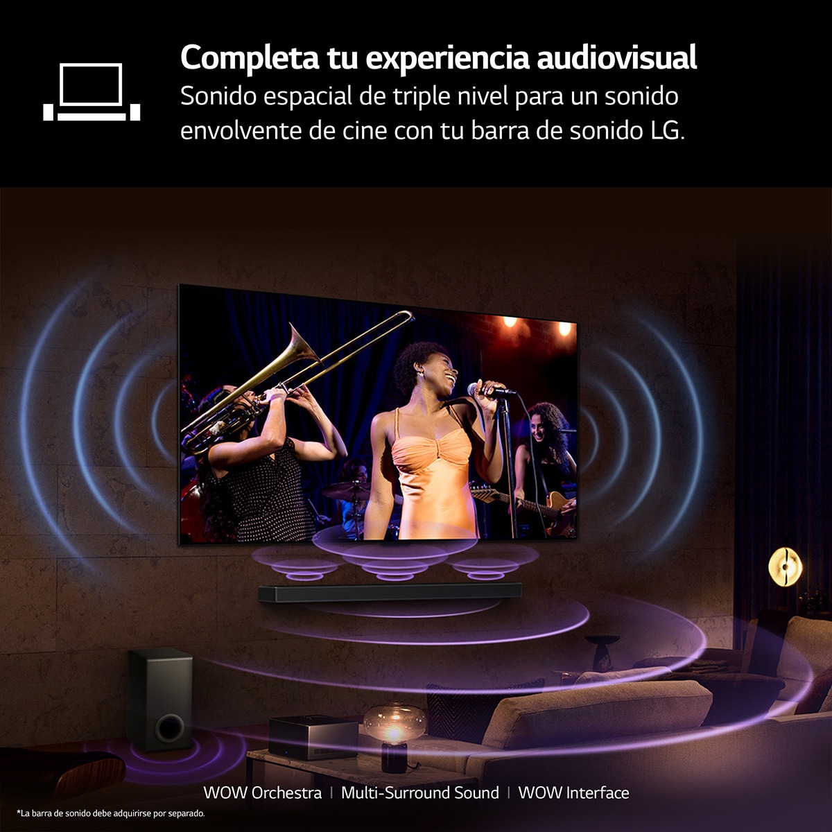 TV OLED 247 cm (97") LG OLED Signature 4K M3 Inalámbrico con Smart TV webOS23 actualizable, para colgar en pared con soporte incluido Gris Grafito-19