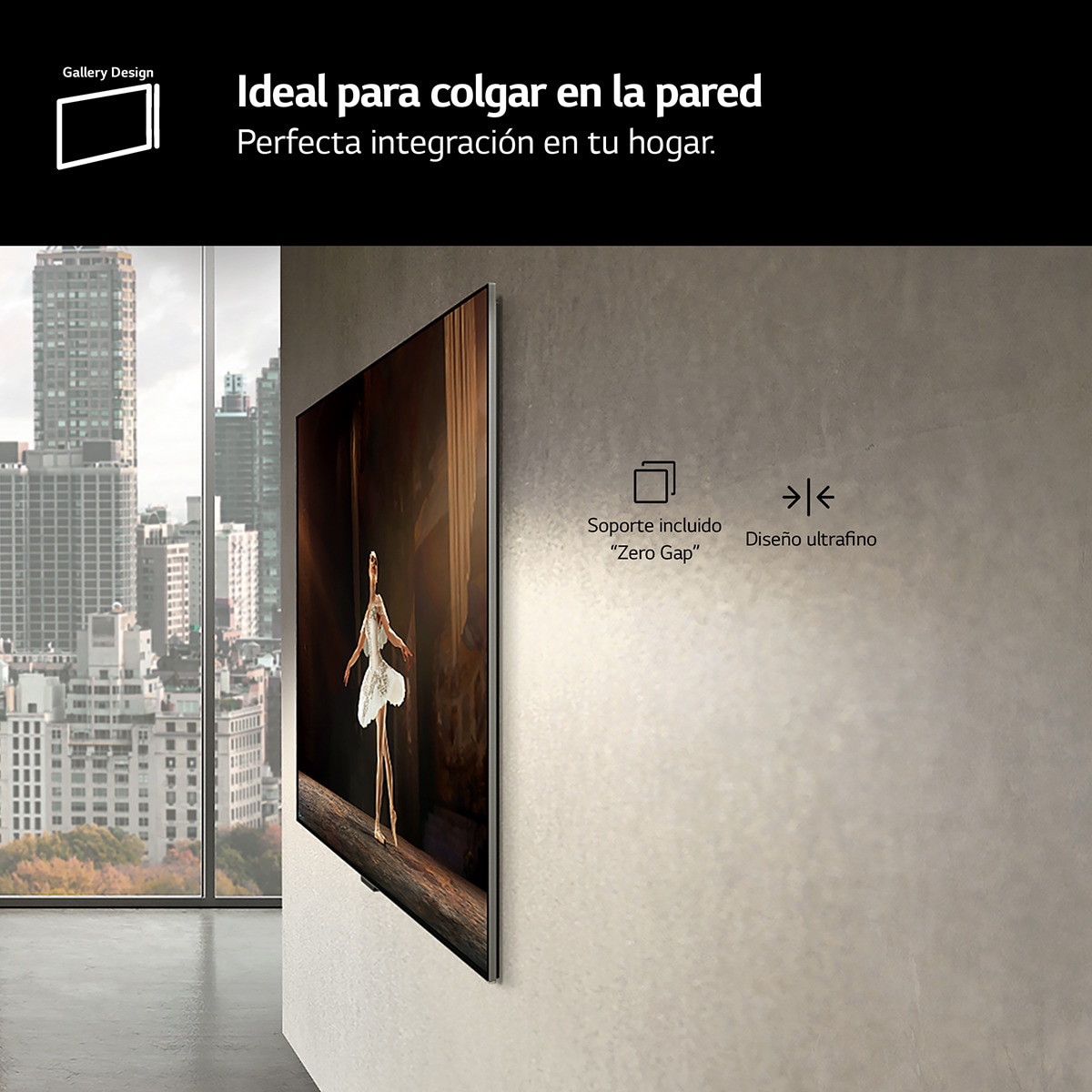 TV OLED 247 cm (97") LG OLED Signature 4K M3 Inalámbrico con Smart TV webOS23 actualizable, para colgar en pared con soporte incluido Gris Grafito-16
