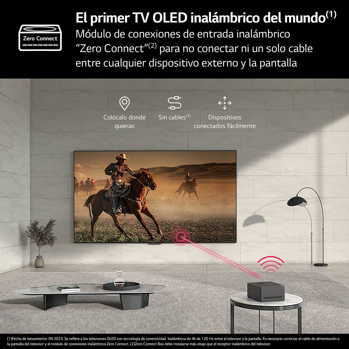 TV OLED 247 cm (97") LG OLED Signature 4K M3 Inalámbrico con Smart TV webOS23 actualizable, para colgar en pared con soporte incluido Gris Grafito-12