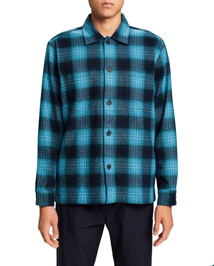 Sobrecamisa de hombre regular fit algodón cuadros — oferta en Primeriti