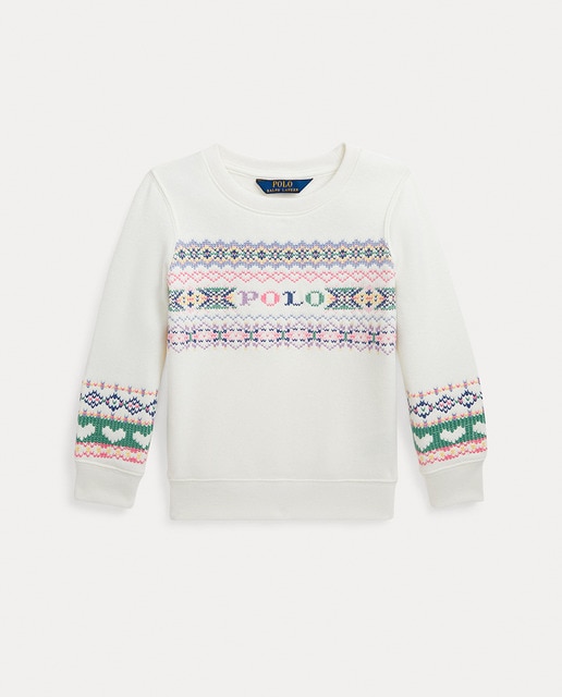 Imagen 0 de Sudadera de niña con estampado étnico