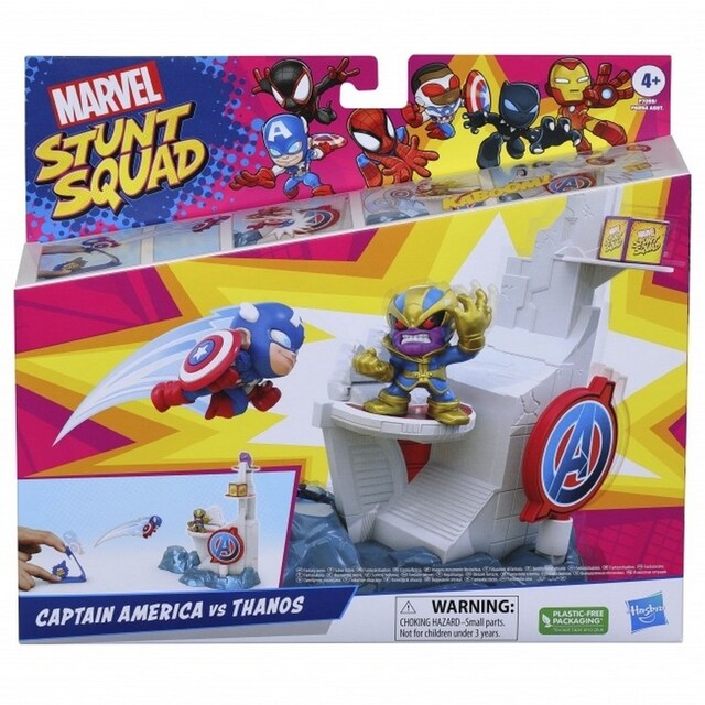 Imagem 0 de Jogo Stunt Squad Figure Smashin Heroes Marvel