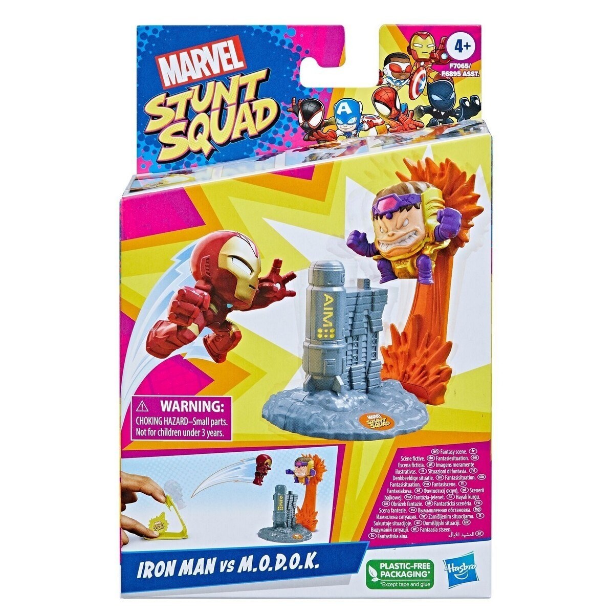 Jogo Stunt Squad Playset Hero Vs Villain Marvel 3
