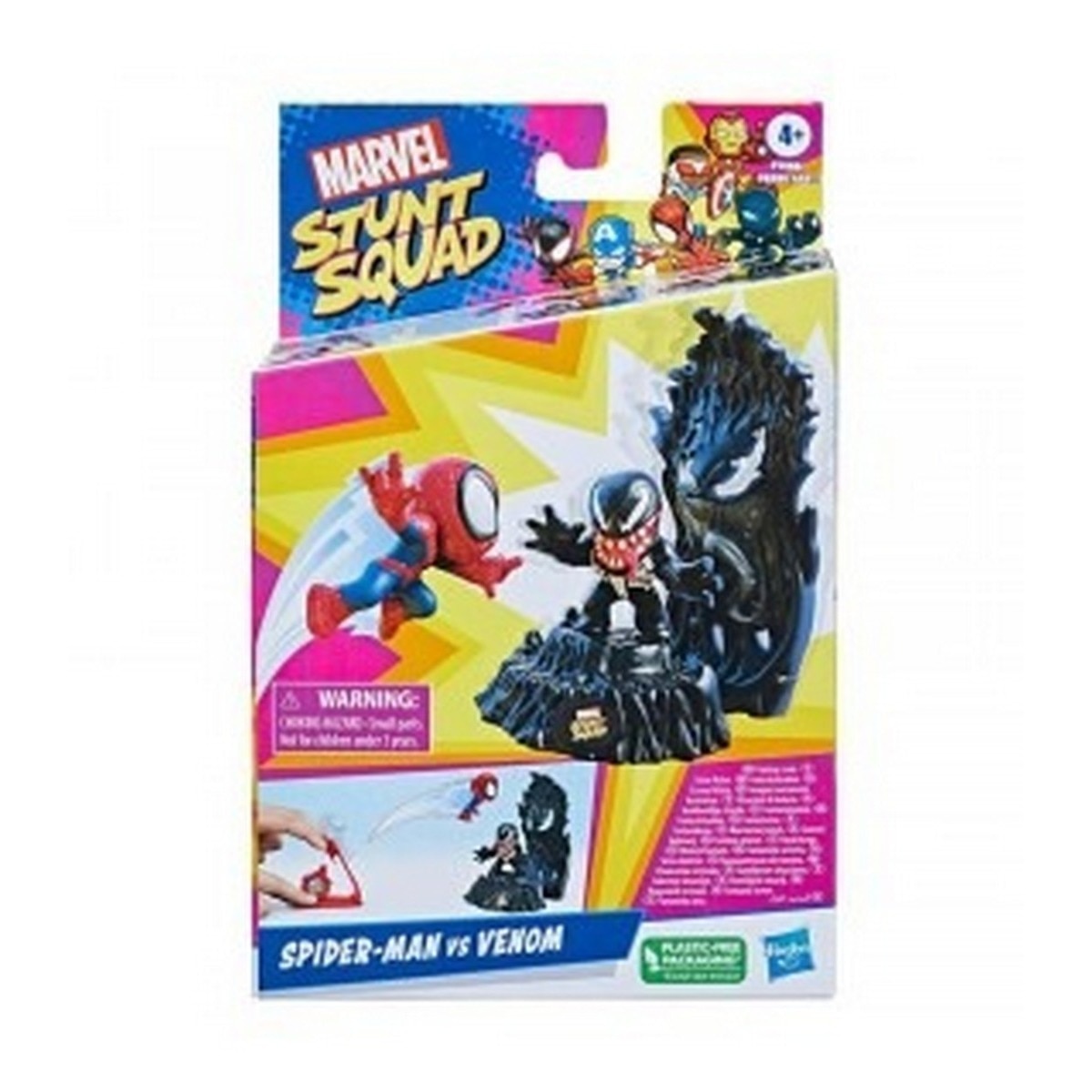 Jogo Stunt Squad Playset Hero Vs Villain Marvel 2