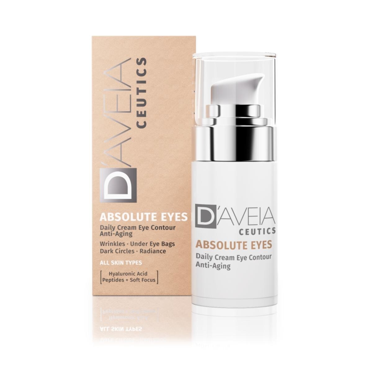 Creme de Olhos D'AVEIA Ceutics Absolute Eyes - 15 ml 2