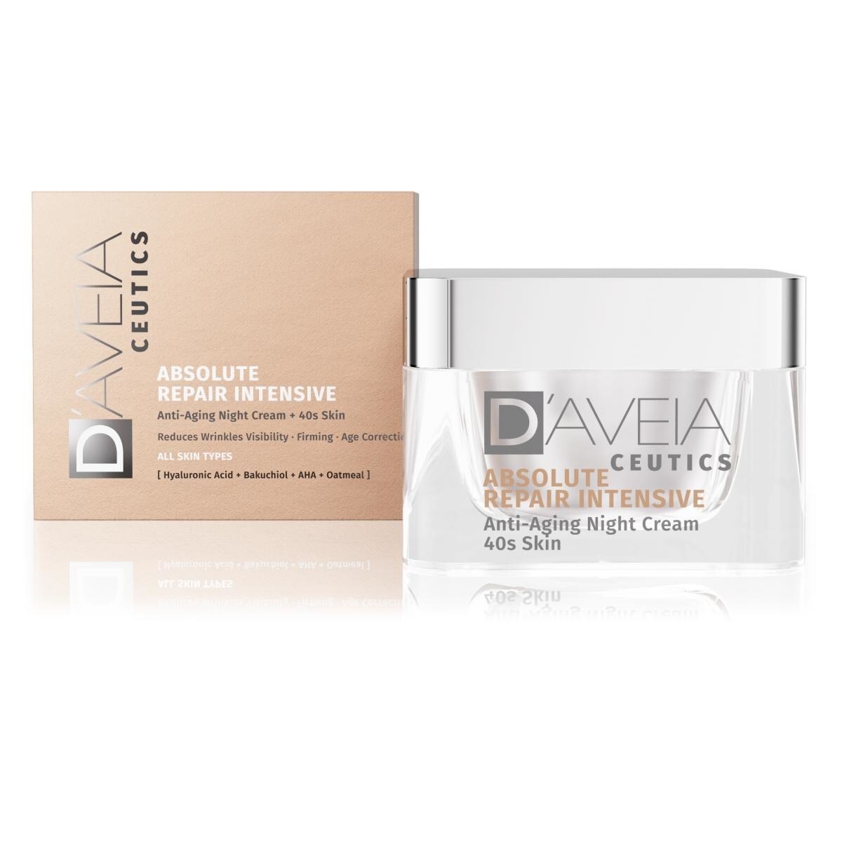 Creme de Noite D'AVEIA Ceutics Absolute Repair Intensive 40s - 50 ml 3