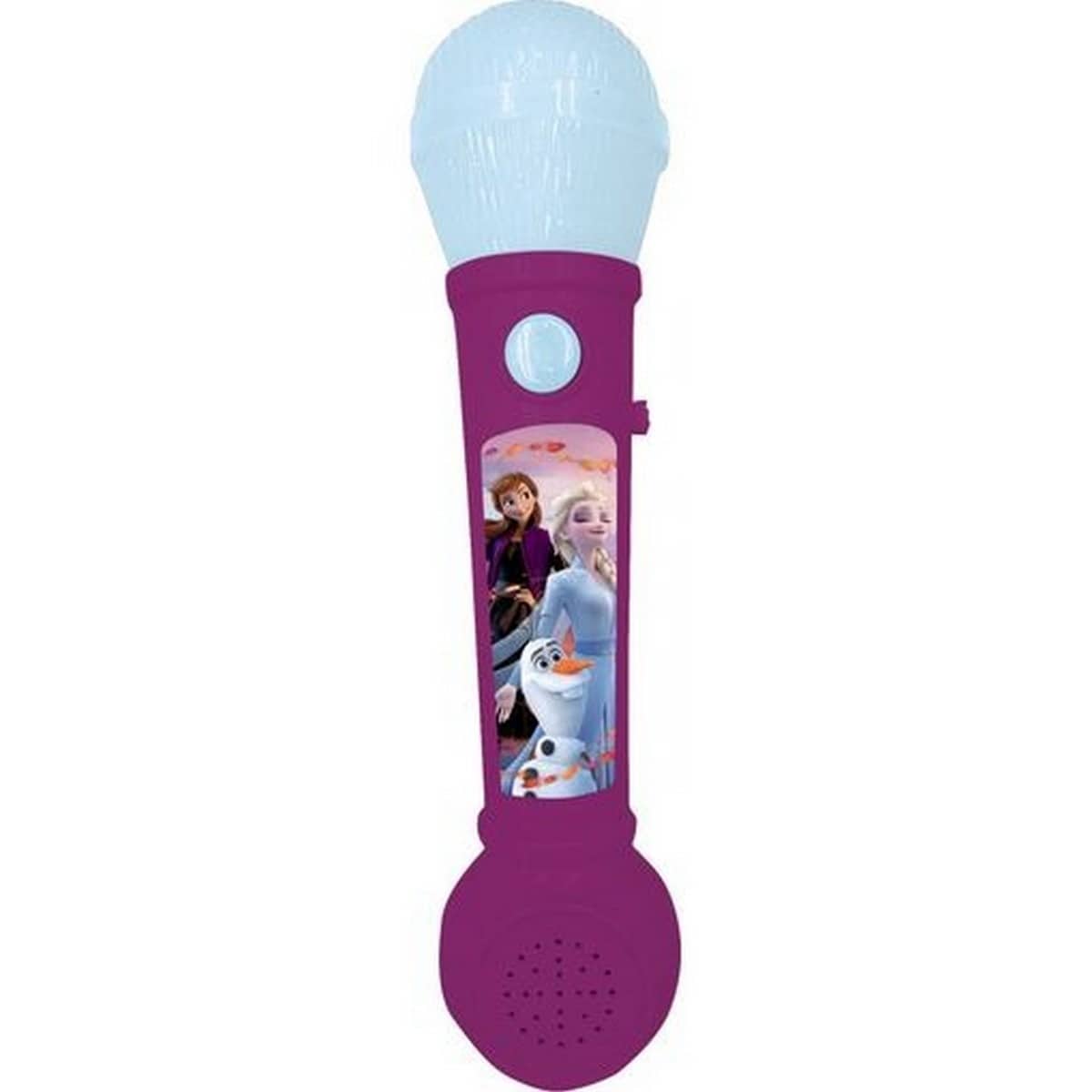 Microfone Altifalante Incorporado, Efeitos de Luz, Melodias Pré-Gravadas Frozen 1