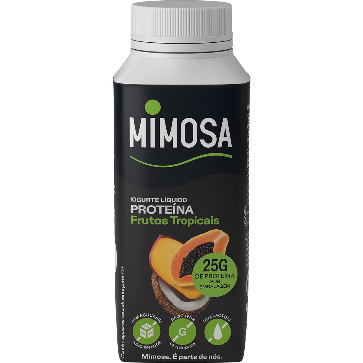 Iogurte Líquido Proteína de Frutas Tropicais embalagem| 250 g