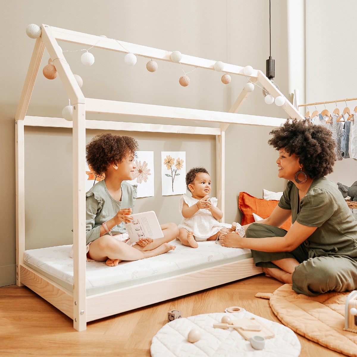 Colchão para Bebé Anti-bacteriano Cosy'Lite - 60x120 cm Branco-6